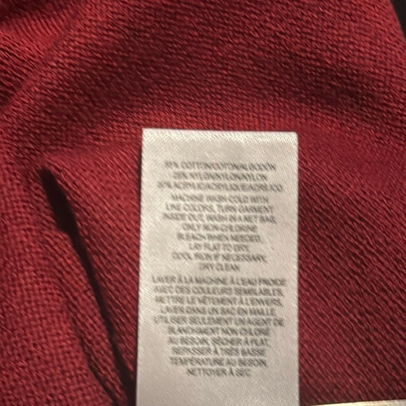 Lucky Brand Women's Cream V-Neck Sweater, Large - Picture 15 of 15